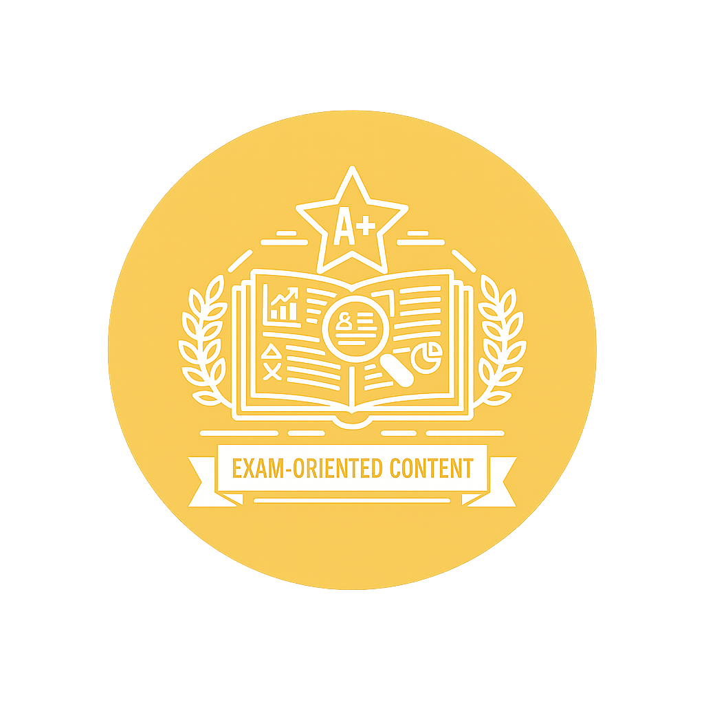 Exam Oriented Content